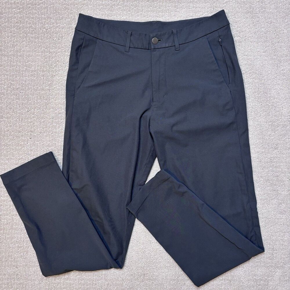 Lululemon Pant Men 30 Grey ABC Slim Fit Commission Trouser LM5439S Stretch Chino